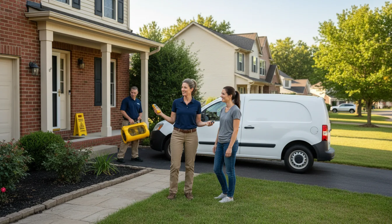 Residential water damage restoration in Beech Creek, PA